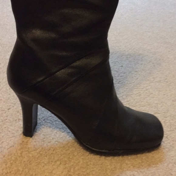 Spring brand black boots. Size 36. - Picture 5 of 7